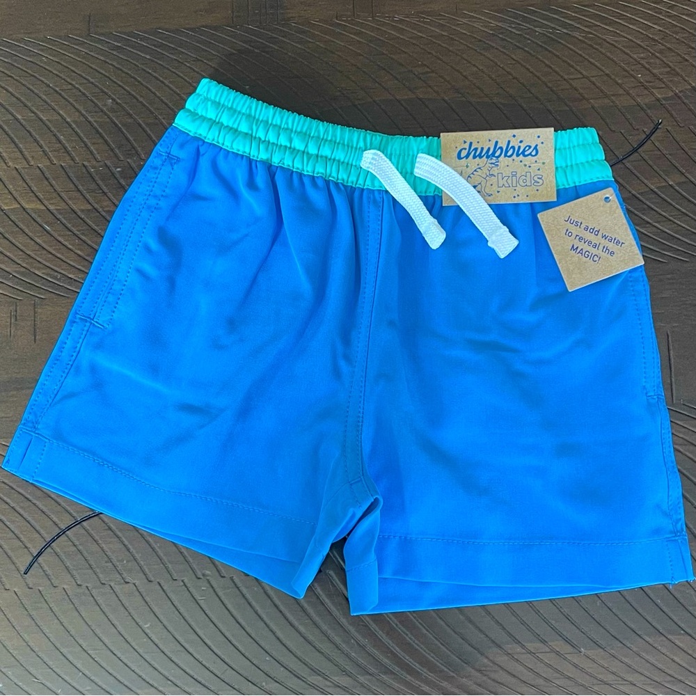 BRAND NEW!! Boys Chubbies MAGIC Swim Trunks Size 2T